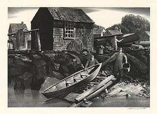 Original Wengenroth Lithograph - Kindred McLean Print, 1939.