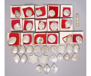 TOWLE STERLING SILVER CHRISTMAS ORNAMENTS