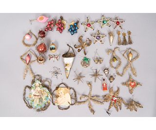 COLLECTION VINTAGE CHRISTMAS ORNAMENTS