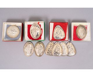 TOWLE STERLING SILVER CHRISTMAS ORNAMENTS