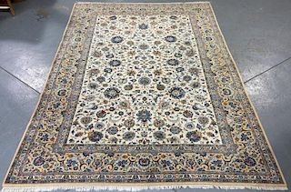 Vintage And Finely Woven Handmade Roomsize Carpet