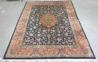 Finely Woven Handmade Antique Carpet.
