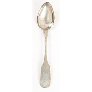 Coin Silver Spoon by Isaac Reed