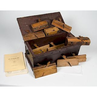 Dickie & Mathieson Wood Planes and Tool Box