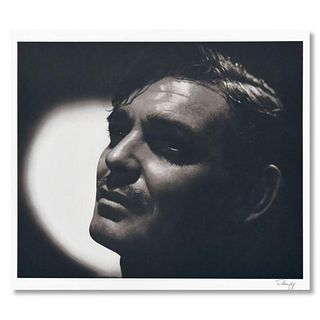 Laszlo Willinger (1909-1989), "Clark Gable" Limited Edition Photograph, Numbered and Hand Signed with Official Edward Weston Collection Stamp and Lett