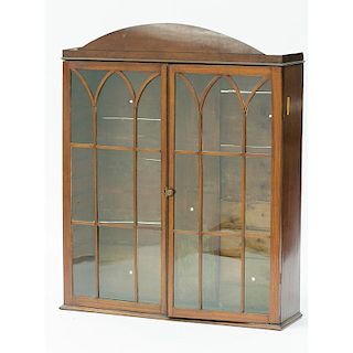 Glazed Door Cupboard in Walnut