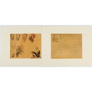Two Prints of Orientalist Subjects, Possibly After John Singer Sargent