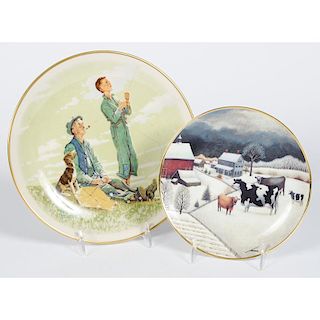 Limited Edition Artist-Decorated Plates