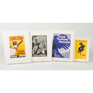 Advertising Posters, Group of Four