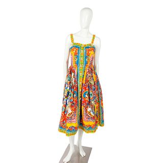 Dolce & Gabbana Carretto Print Dress