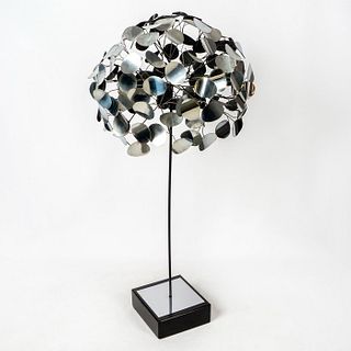 Curtis Jere, Rain Drop Tree Metal Sculpture, Signed