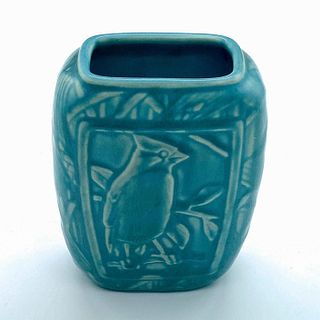 Rookwood Pottery Vase, Bird and Butterflies 6350