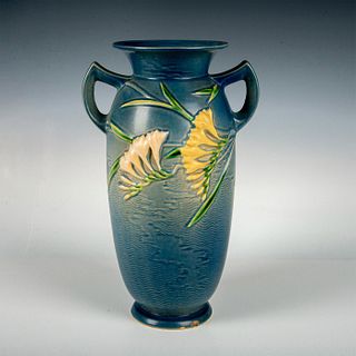 Roseville Pottery Footed Vase, Freesia