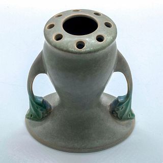 Cute Roseville Style Ceramic Flower Frog Vase