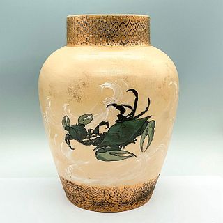 Rookwood Pottery Albert Valentien Crab Vase, Signed