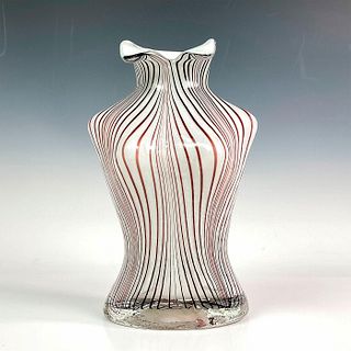Vintage Italian Art Glass Bust Vase