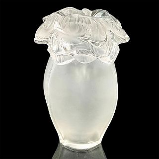 Lalique Crystal Vase, Saint Barth
