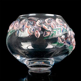 Lalique Crystal Vase, Coeur De Jeanette