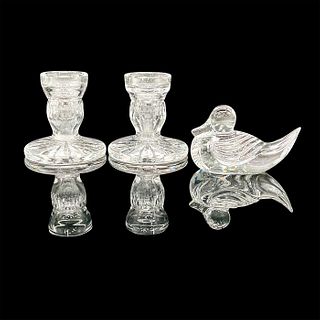 3pc Waterford Crystal Decorative Objects