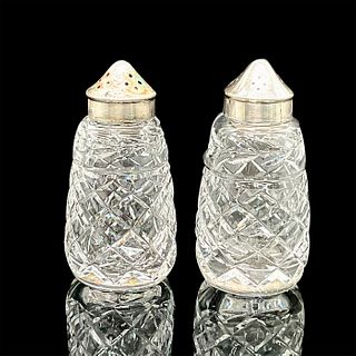 Pair of Waterford Crystal Salt and Pepper Shakers, Glandore