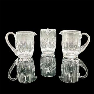 3pc Waterford Crystal Creamers