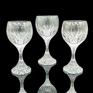 3pc Baccarat Crystal Massena Glassware
