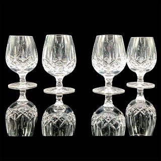 4pc Waterford Lismore Crystal Brandy Snifters