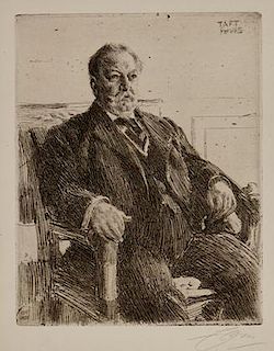 Anders Leonard Zorn (Swedish/American, 1860-1920) President William H. Taft