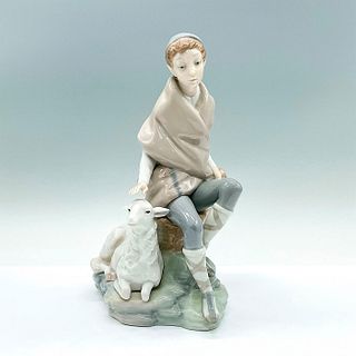 Little Shepherd with Goat 1004817 - Lladro Porcelain Figurine