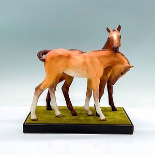 Cybis Porcelain Group Figurine, Colts Darby and Joan