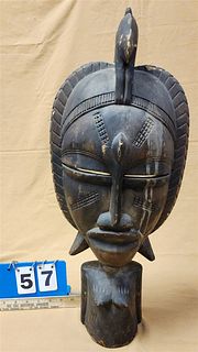 AFRICAN TRIBAL MASK 23 1/2"