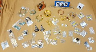 LOT NEW COSTUME JEWELRY SOME STERL