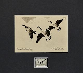 Richard E. Bishop (1887-1975) Federal Duck Stamp Design