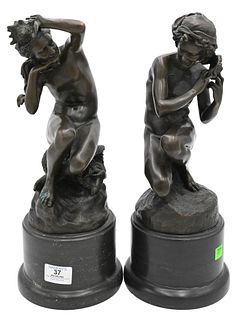 Two Bronze Sculptures After Jean Baptiste Carpeaux (French 1827 - 1875)