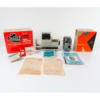 2pc Keystone 8mm K-25 Capri Camera and Sears Slide Viewer