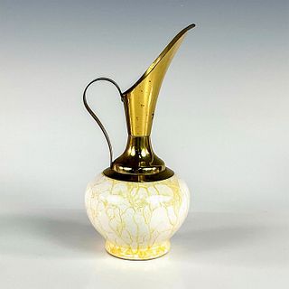 Mid-Century Delft Porcelain Pitcher Vase