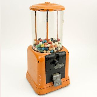 Antique American Cast Iron Gumball Machine