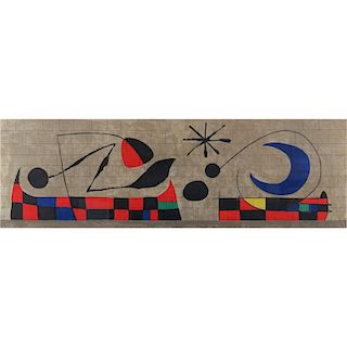 After: Joan Miró, Spanish (1893-1983) Color print "Untitled" Unsigned