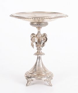 A German Silver Plated Compote