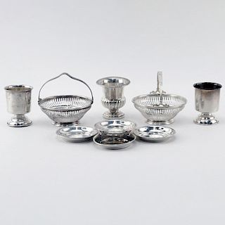 Ten (10) Sterling Silver Table Top Items