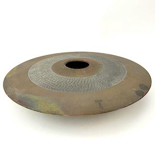 Contemporary Raku Pottery Vase