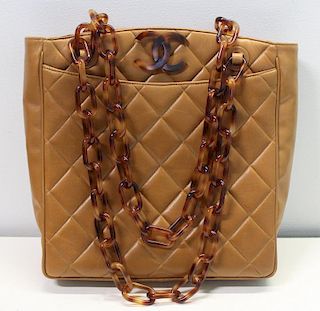 Chanel Leather and Tortoise Shell Purse.