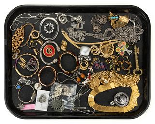 VINTAGE AND CONTEMPORARY COSTUME JEWELRY, UNCOUNTED LOT