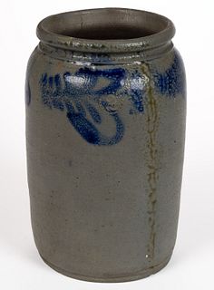 PARR FAMILY ATTRIBUTED, BALTIMORE, MARYLAND, DECORATED STONEWARE JAR
