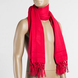 Group of Four Chado Ralph Rucci Cashmere Scarves with Fringe