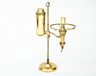 Brass Student's Oil Lamp