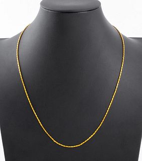 22K Yellow Gold Necklace