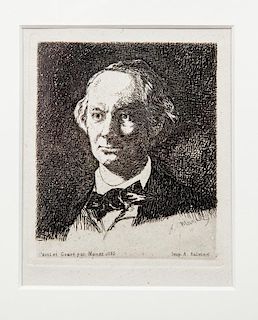 After Édouard Manet (1832–1883): Portrait of Charles Baudelaire