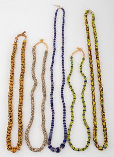 Antique Venetian Glass Trade Bead Necklaces, 5