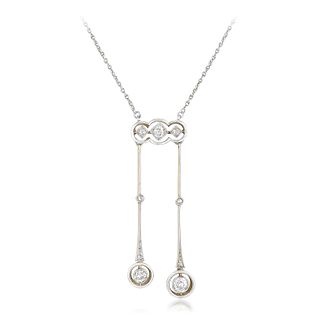 Edwardian Diamond Negligee Necklace
